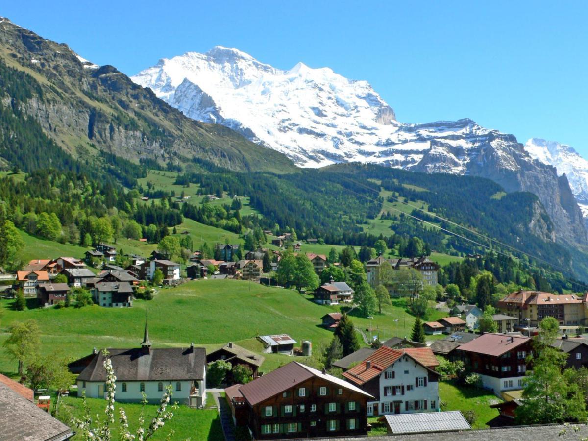 Apartment Rose Apt- Y By Interhome Wengen Luaran gambar